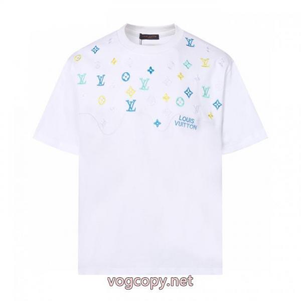 通販 ブランド半袖Tシャツ好評につき継続中 最強の定番コーデ 綺麗なLOUIS VUITTON 3