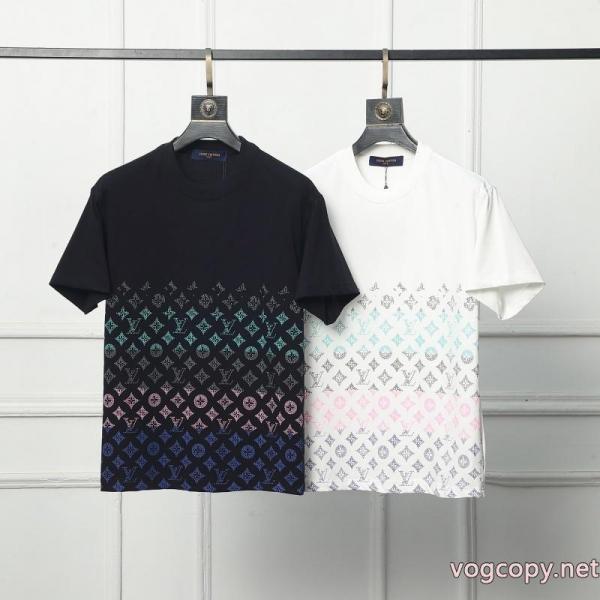 ブランド コピー 優良店半袖Tシャツお洒落ポイント高め 赤字価格 完売新作LOUIS VUITTON 0