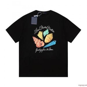 通販 ブランド好印象な上品スタイル 韓国の人気 大流行中半袖TシャツLOUIS VUITTON