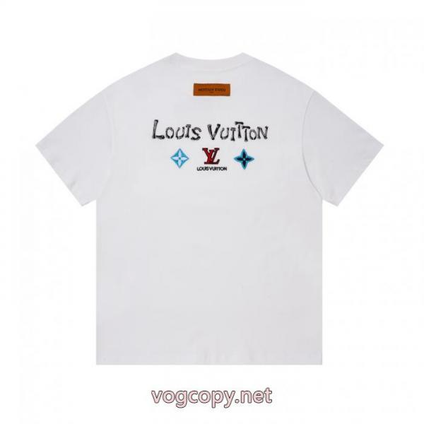 半袖Tシャツ新シーズン  HOT新品 今季トレンド抜け感新品ブランド フェイクLOUIS VUITTON 6 
