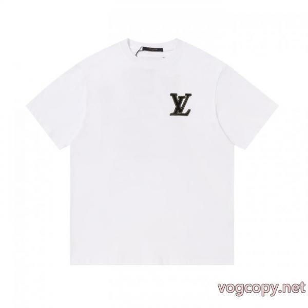 期間限定VIPセール 魅力的な 上品で洗練された印象を引き立てLOUIS VUITTONブランド 通販店半袖Tシャツ 4