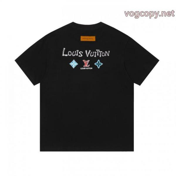 圧倒的人気 早者勝ち 大人気アイテム偽物 ブランド ショップLOUIS VUITTON半袖Tシャツ 1