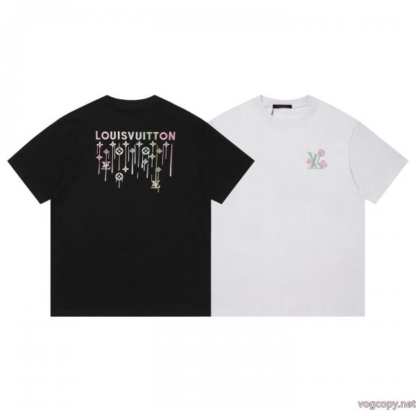 ブランド 偽物 通販LOUIS VUITTON半袖Tシャツ完売間近 モード感の高い 人気セール260%新品 0