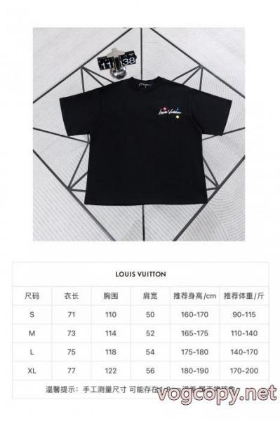 絶対欲しい 最高級ランク 夏季超人気半袖Tシャツ偽物 ブランドLOUIS VUITTON 3