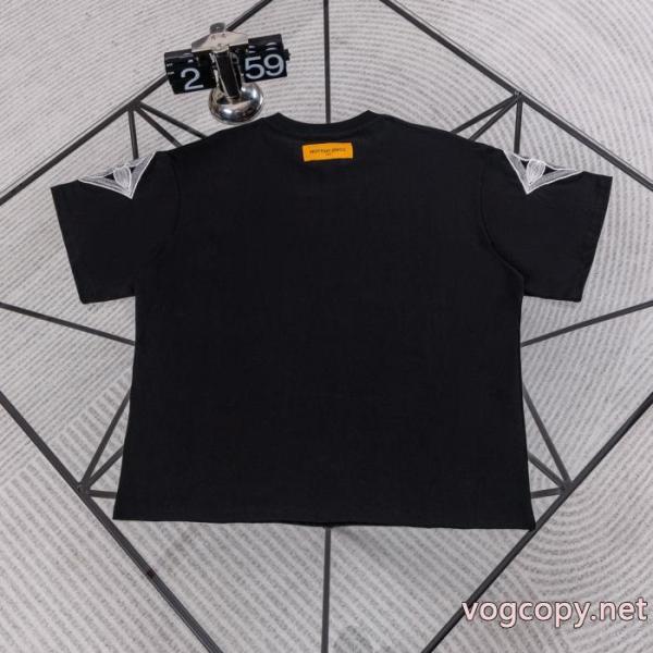最安値 可愛いデザイン 最高に人気商品!LOUIS VUITTON半袖Tシャツブランド コピー 着払い 5