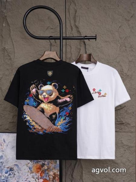 人気の商品 格好良い 圧倒的人気アイテム半袖Tシャツブランド 偽物 激安 通販LOUIS VUITTON 1