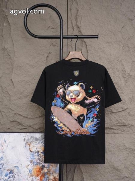 人気の商品 格好良い 圧倒的人気アイテム半袖Tシャツブランド 偽物 激安 通販LOUIS VUITTON 5