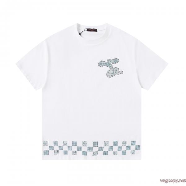 お買い得高品質 人気新品*超特価 大人の上質感LOUIS VUITTON半袖Tシャツブランド 通販 0
