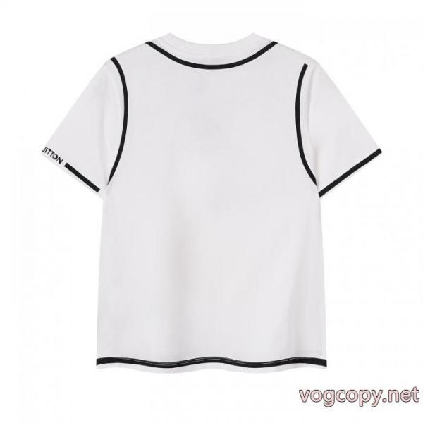 ブランド コピー 優良店半袖TシャツLOUIS VUITTONオシャレな印象に 視線を集めて 即発送可 2