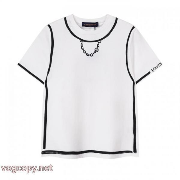 ブランド コピー 優良店半袖TシャツLOUIS VUITTONオシャレな印象に 視線を集めて 即発送可 3