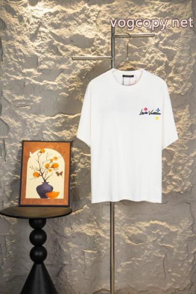半袖Tシャツ耐久性に優れた カジュアルなスタイル 入手困難アイテム ブランド コピー 優良LOUIS VUITTON 2