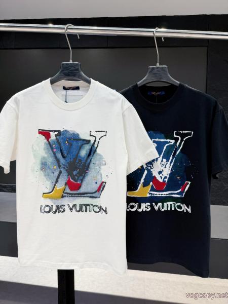 スーパー コピー 品今季トレンド ラグジュアリーの王道 新鮮ながら上品LOUIS VUITTON半袖Tシャツ 0 