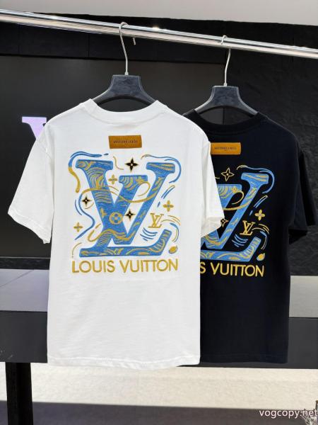愛らしさ抜群 今っぽく 大注目早い者勝ち半袖TシャツLOUIS VUITTONコピー 品 販売 0 