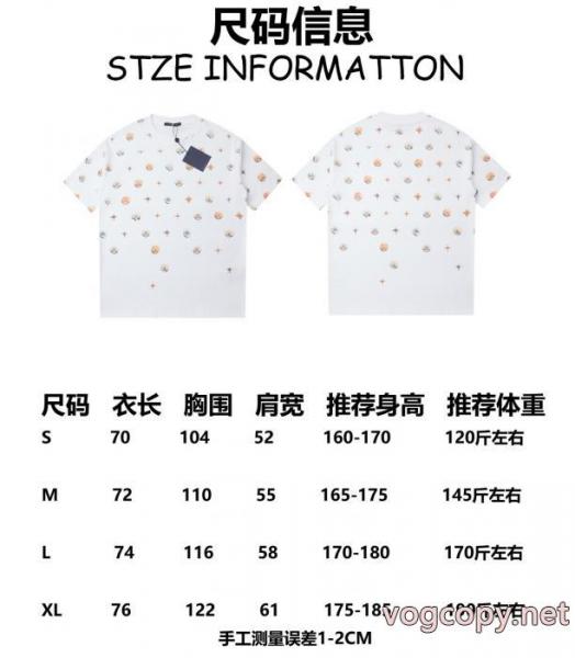 偽 ブランド 通販決算在庫処分 全国無料2026 雑誌掲載半袖TシャツLOUIS VUITTON 5 