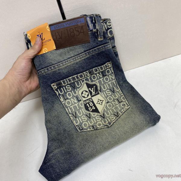 偽物 ブランド ショップギフト用最適 人気定番 都会的な印象ジーンズLOUIS VUITTON 0 