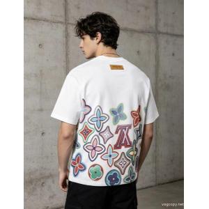 完売必至 絶対欲しい リアルなヴィンテージ感がたまらないLOUIS VUITTON激安 通販 専門店半袖Tシャツ