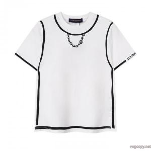 ブランド コピー 優良店半袖TシャツLOUIS VUITTONオシャレな印象に 視線を集めて 即発送可