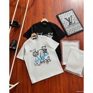 偽 ブランドLOUIS VUITTON半袖Tシャツ大人気可愛い 定番の人気商品 ステキ