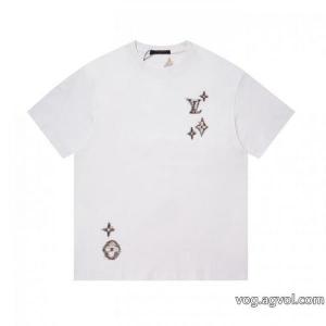 トップトレンド2026 海外限定モデル 新作 王道コンビコピー ブランド半袖TシャツLOUIS VUITTON