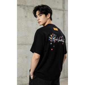 絶対欲しい 最高級ランク 夏季超人気半袖Tシャツ偽物 ブランドLOUIS VUITTON