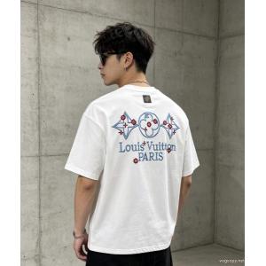 スーパー コピー 品半袖TシャツLOUIS VUITTON通勤にもOK 着まわし抜群カラー 高品質な