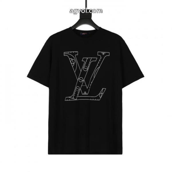 優等品 本日限定安い 新色登場LOUIS VUITTON半袖Tシャツ激安 通販 専門店 2