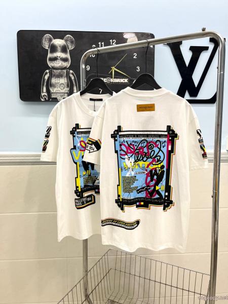 2026新作コレクション 通年 格安*出品*新品半袖Tシャツブランド コピー 安心ルイ ヴィトン 0 