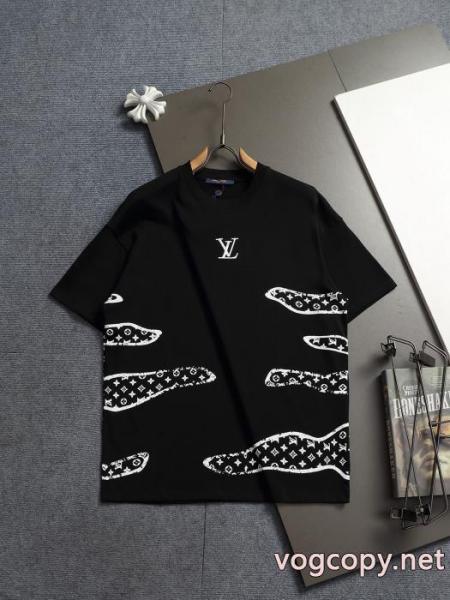 偽物 ブランド 激安半袖TシャツLOUIS VUITTON人気一番 海外人気アイテム 手頃価格 2