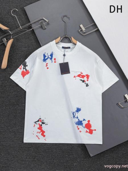 偽物 通販清潔感の高い新品 存在感を発揮する 高級感ある半袖TシャツLOUIS VUITTON 0 