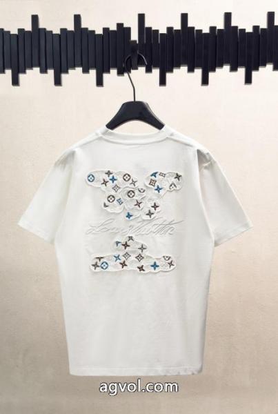 半袖Tシャツお洒落に魅せる 好印象をゲット 流行シンボルLOUIS VUITTONブランド 偽物 1
