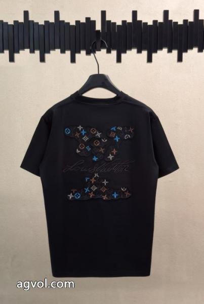 半袖Tシャツお洒落に魅せる 好印象をゲット 流行シンボルLOUIS VUITTONブランド 偽物 4