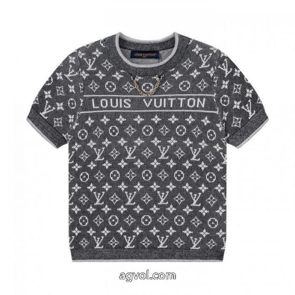 偽 ブランド 販売半袖Tシャツセレブ愛用 新作限定 早い者勝ち 実用的な一品LOUIS VUITTON 1