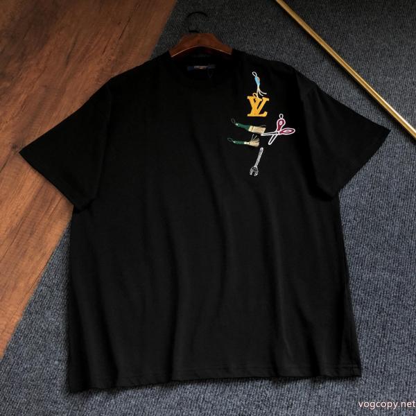 半袖Tシャツ芸能人愛用 当店最安値 目玉商品セール偽物 ブランド 販売LOUIS VUITTON 0