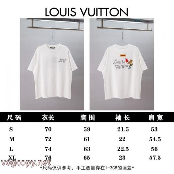 LOUIS VUITTON人気急上昇中 レビュー高い 最高品質スーパー コピー 通販 優良半袖Tシャツ 5