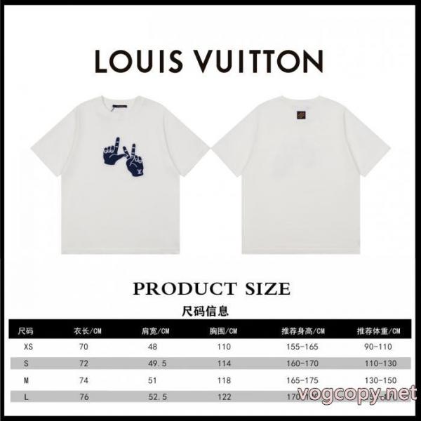 最新作期間限定セール コスパ最強 魅力的な美品半袖Tシャツブランド 通販店LOUIS VUITTON 3