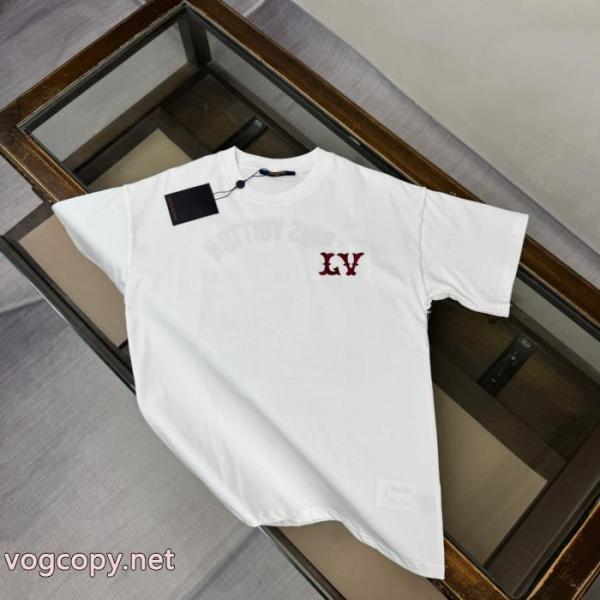 LOUIS VUITTON半袖Tシャツ大人の華やかさを演出 上質な素材採用 目玉商品セール激安 ブランド 2