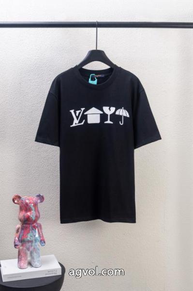 LOUIS VUITTON半袖Tシャツ定番人気 シンプル派 海外人気アイテムブランド フェイク 2