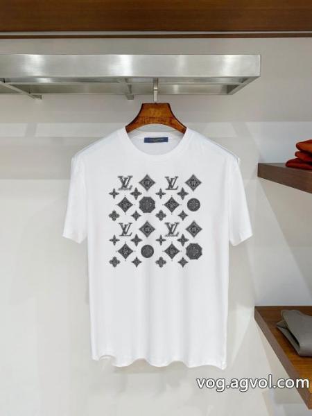 優しげ人気アイテム 夏に爆発的な人気 限定生産品激安 ブランド 通販LOUIS VUITTON半袖Tシャツ 0