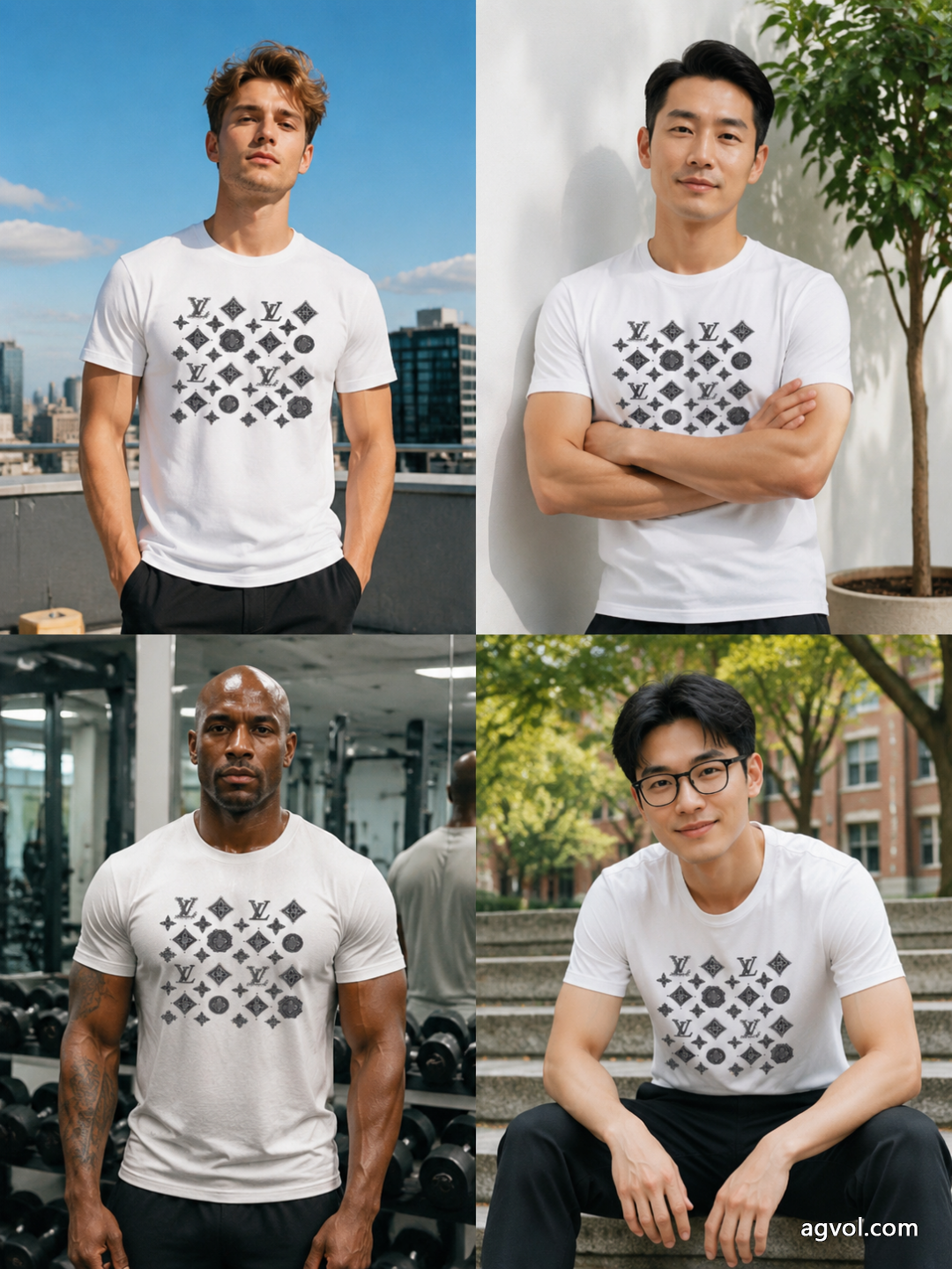 優しげ人気アイテム 夏に爆発的な人気 限定生産品激安 ブランド 通販LOUIS VUITTON半袖Tシャツ 3
