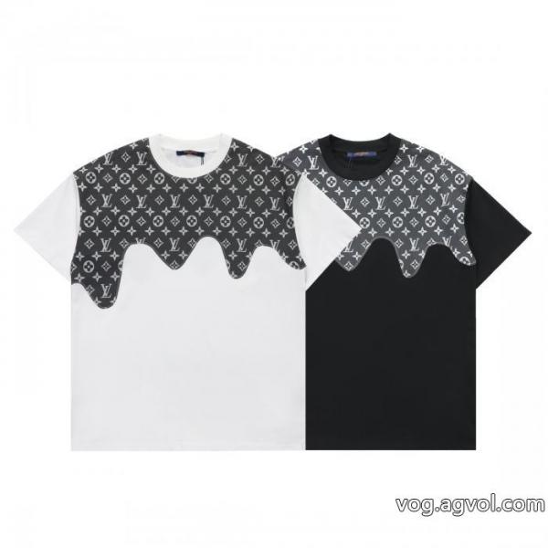新作登場 着心地のいい 年末年始セールお早めに!!半袖Tシャツ偽 ブランド 販売LOUIS VUITTON 0