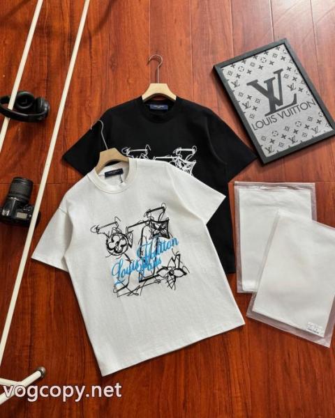 海外モデル 柔らかな着心地 人気爆発新作登場コピー 商品 ブランド半袖TシャツLOUIS VUITTON 4