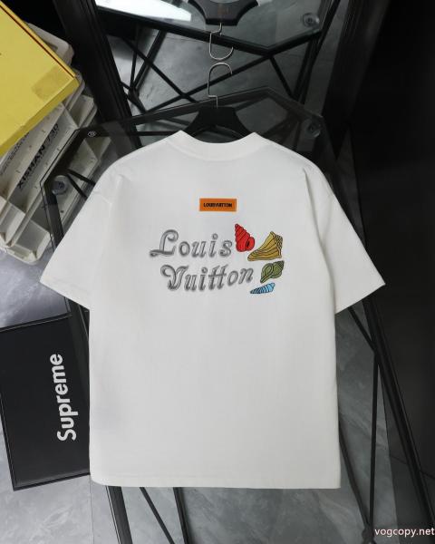 偽物 ブランド 激安即納!最大半額 完売確実! 素晴らしい2026の新作LOUIS VUITTON半袖Tシャツ 0