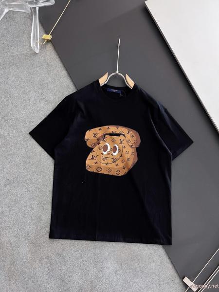 現代的な印象 着心地の良い 大絶賛! 偽物 ブランド 激安LOUIS VUITTON半袖Tシャツ 0