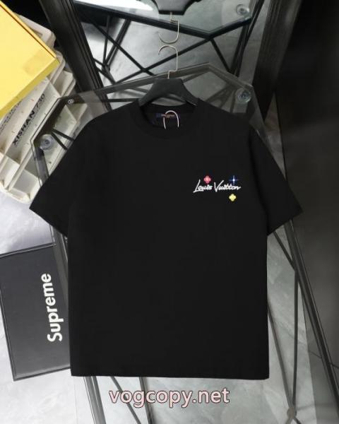 今年っぽくNEWファッション 新作限定 人気沸騰中 都会的な印象のスタイルコピー 品 販売LOUIS VUITTON半袖Tシャツ 3