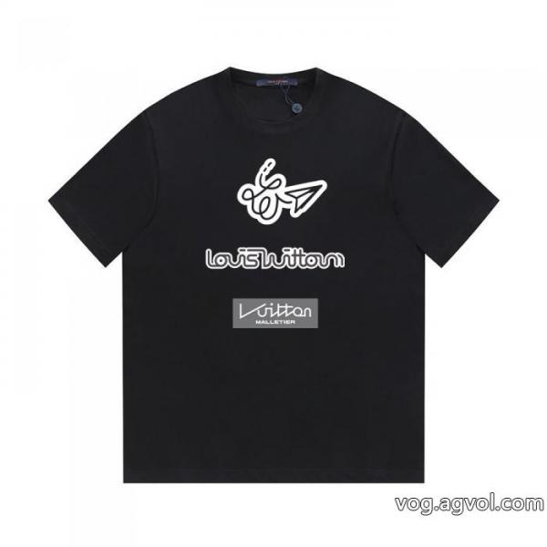 半袖Tシャツ偽物 通販 LOUIS VUITTONメール便対応 VIPセールで破格 着こなし自在 0