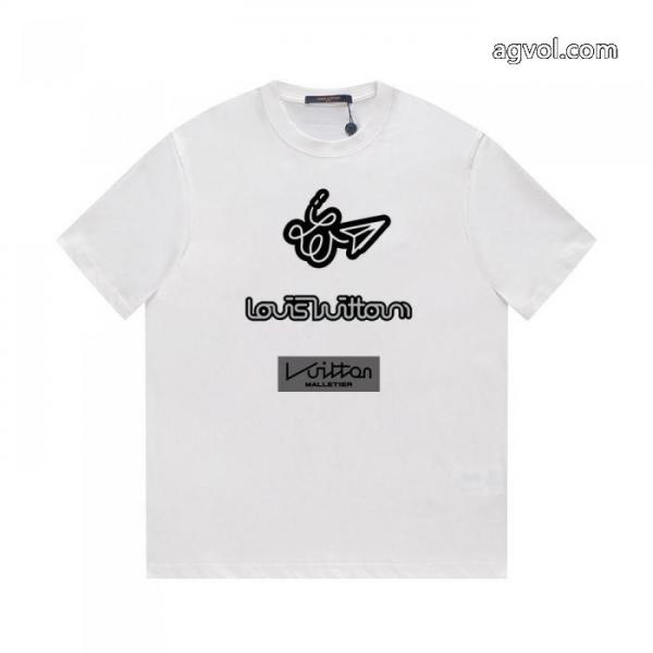 半袖Tシャツ偽物 通販 LOUIS VUITTONメール便対応 VIPセールで破格 着こなし自在 5