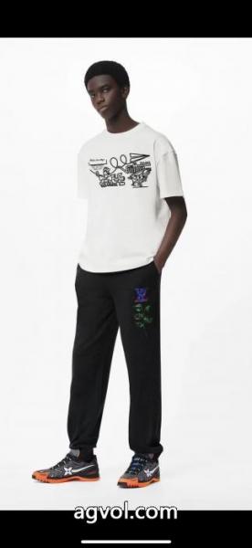 2026限定 男女兼用に人気 肌触りのいい ロゴ入り新作 コピー ブランド 通販LOUIS VUITTON半袖Tシャツ 1