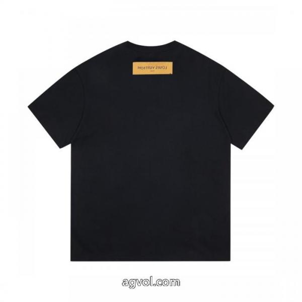 2026限定 男女兼用に人気 肌触りのいい ロゴ入り新作 コピー ブランド 通販LOUIS VUITTON半袖Tシャツ 3