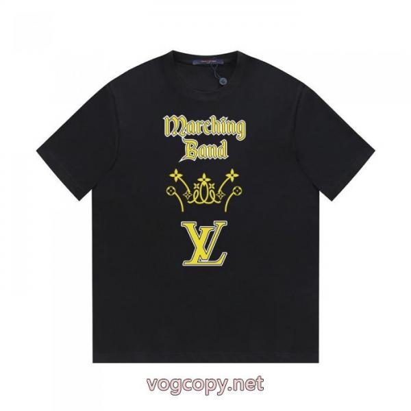 コピー ブランド 優良LOUIS VUITTON潮流 先行販売 個性的な素材感も魅力半袖Tシャツ 3