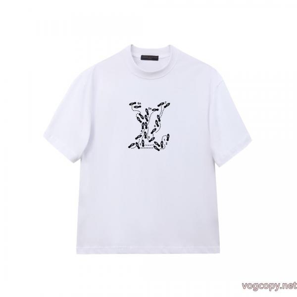 圧倒的な存在感 今っぽさ人気定番品 大容量LOUIS VUITTON半袖Tシャツ偽 ブランド 販売 0